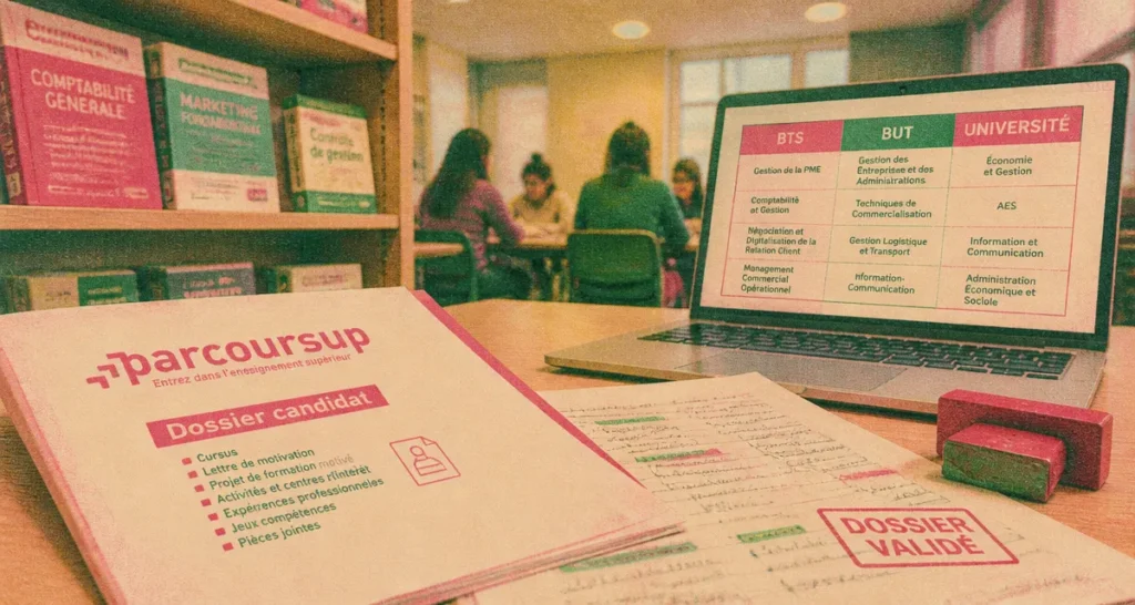 Bac STMG débouché : dossier Parcoursup validé et voies d’études