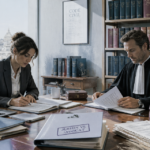 Différence entre juriste et avocat autour d'une table