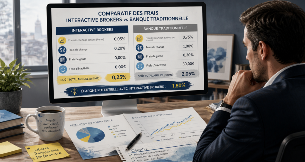 Comparatif frais PEA Interactive Brokers