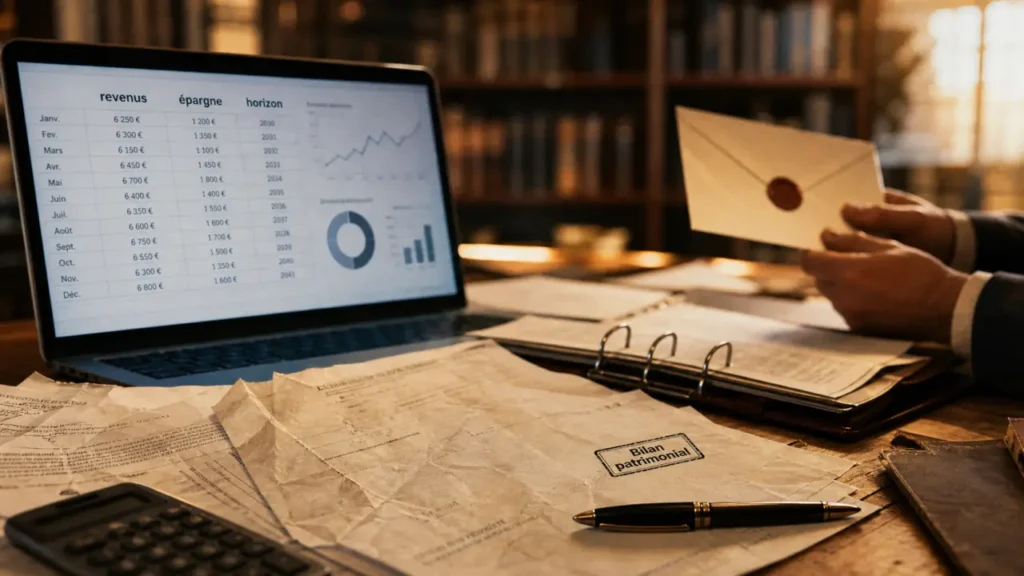 Conseiller financier : bilan patrimonial, documents et objectifs financiers