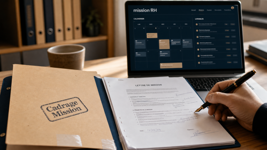 Freelance RH : cadrage de mission RH, contrat et dossier RH