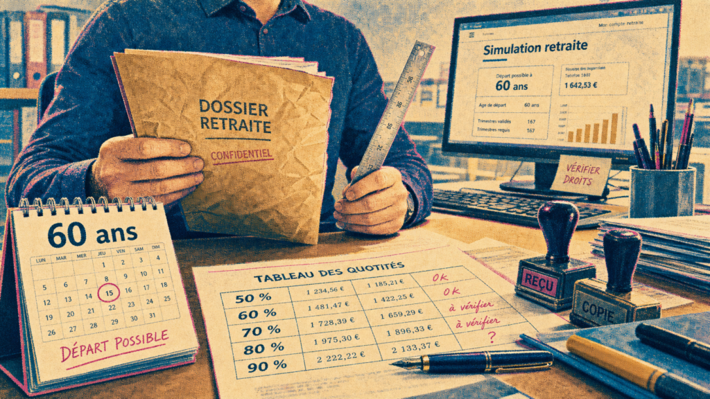 Les pièges de la retraite progressive fonction publique : 60 ans, 150 trimestres, quotité à vérifier