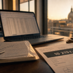 Métier pour devenir riche : 10 219 € nets/mois, graphiques et carnet en golden hour.