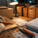 Travail à domicile emballage Pôle emploi : cartons et documents à domicile