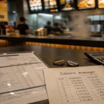 Salaire mcdo manager : fiche de paie et grille de salaire en restaurant