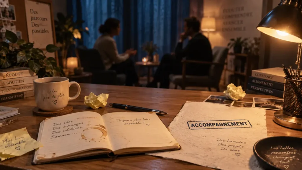 Accompagnement professionnel pour clarifier les choix et sécuriser les transitions