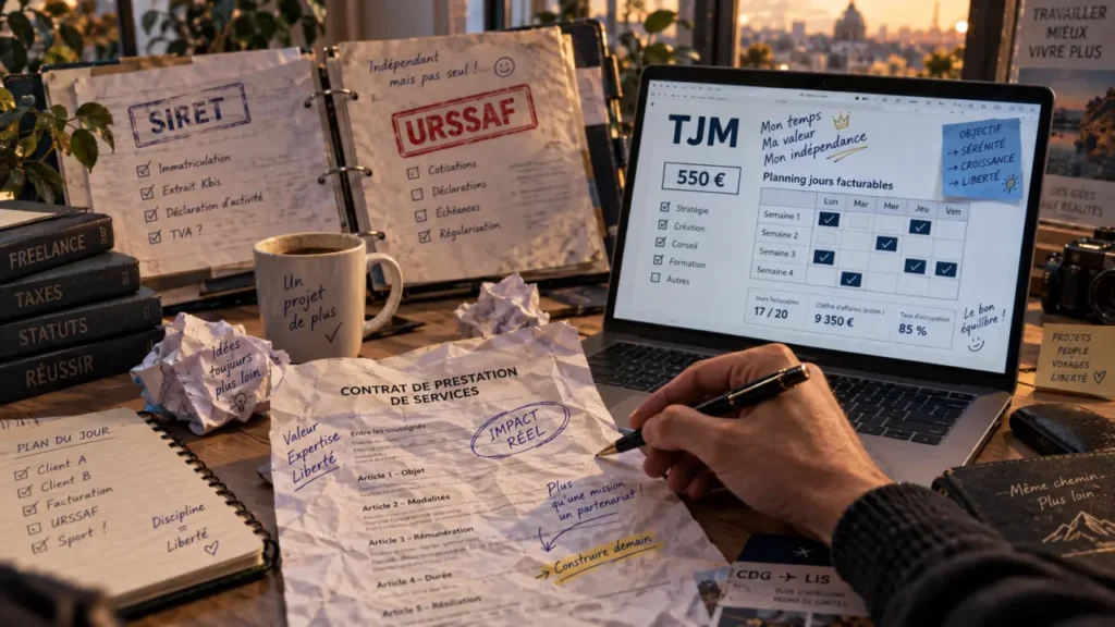 Comment devenir freelance sans trou dans son CV, transition sécurisée