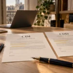 Exemples de contrat de travail : CDI, CDD et temps partiel sur bureau
