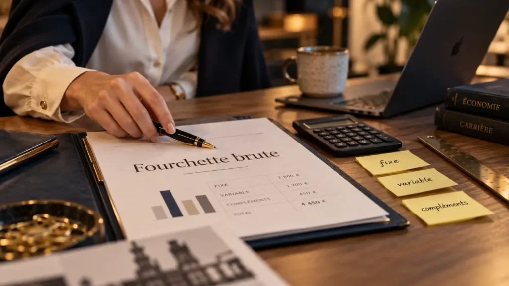 Pretention salariales : fourchette crédible au travail