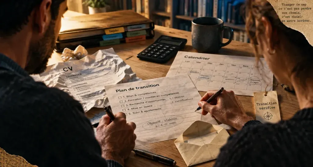 Reconversion professionnelle à 50 ans, projet vérifié