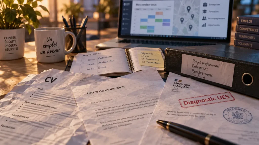 Un emploi stable : CV, lettre et diagnostic UES pour rendez-vous emploi